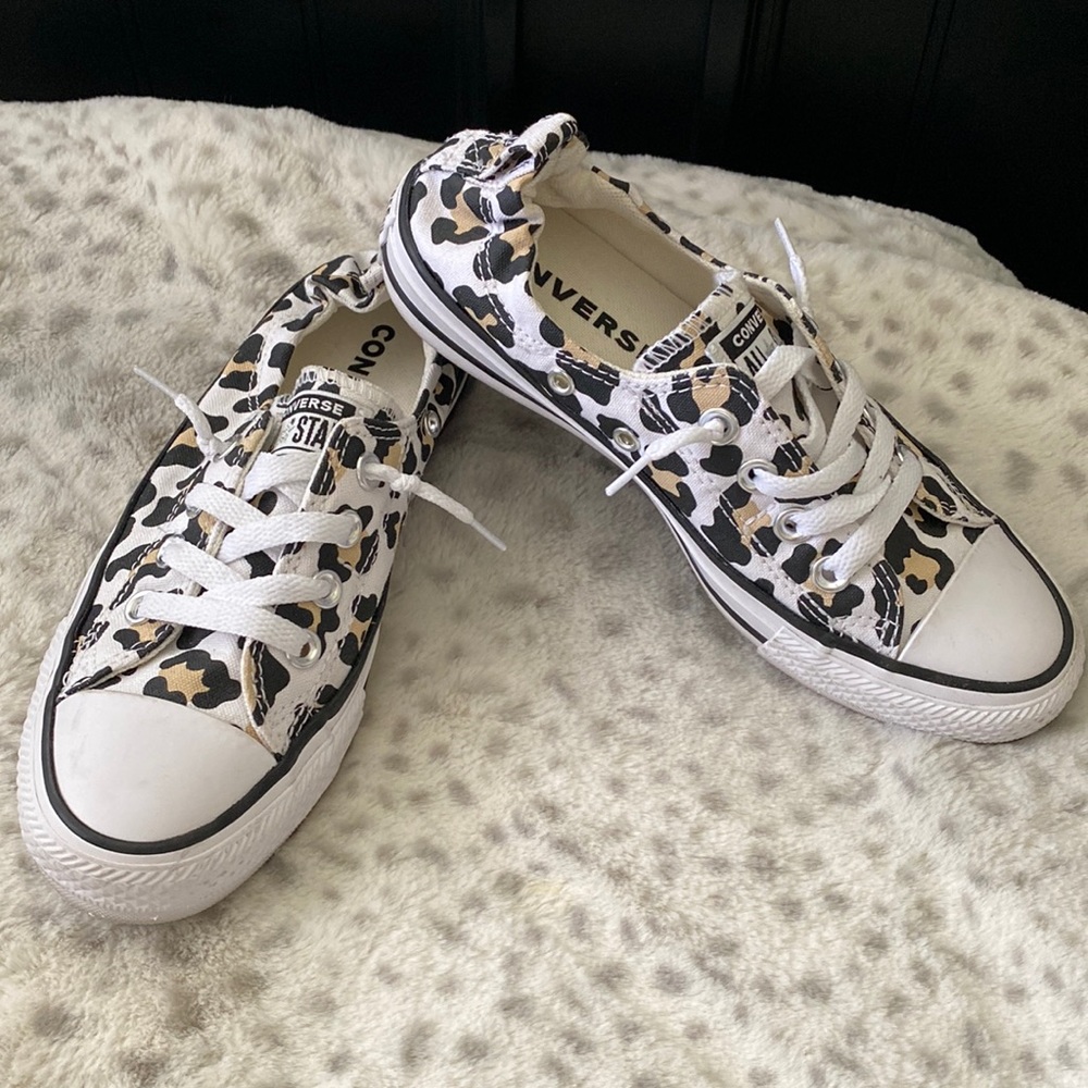 Converse Slip-On Cheetah Print Sneakers
